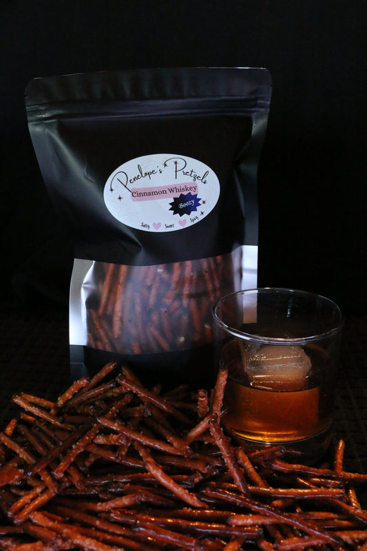 Cinnamon Whiskey Pretzels